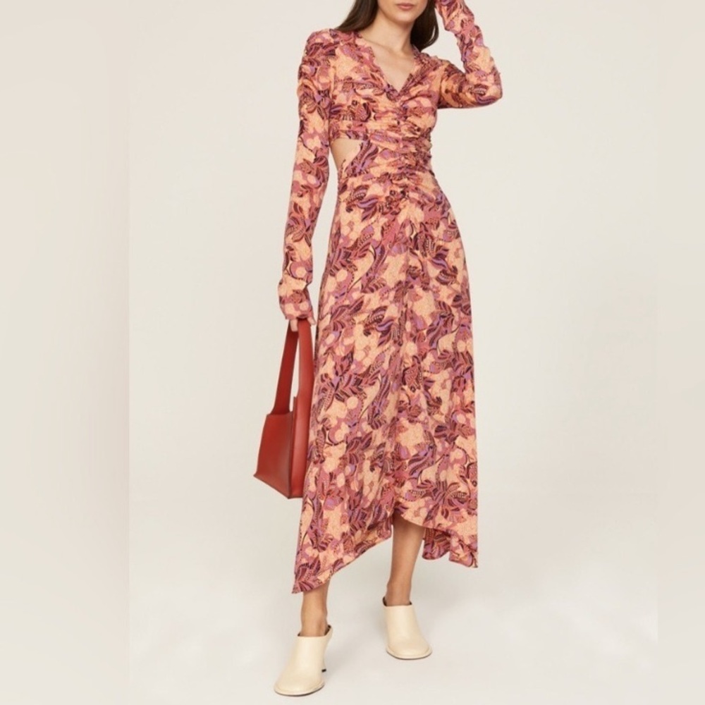 A.L.C. Mona Silk-Blend Midi Dress NWT Size 6